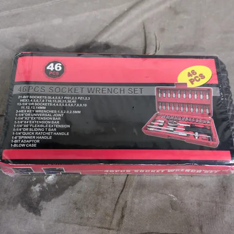 46 PCS SOCKET WRENCH SET – RED/BLACK BOX 