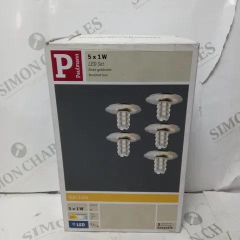 PAULMANN STAR 5 LED LIGHT SEMI-FLUSH LIGHT