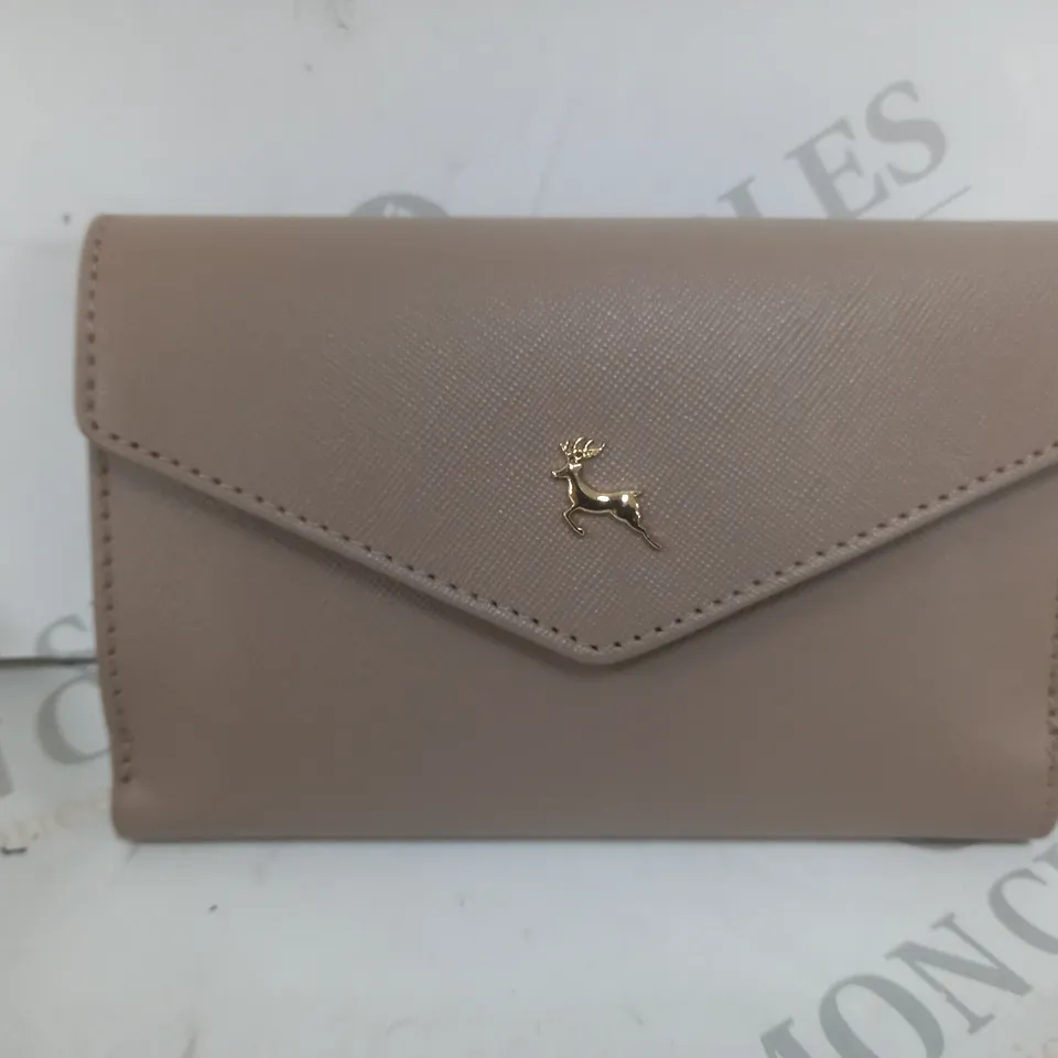 ASHWOOD LEATHER FLAP OVER MEDIUM WALLET 