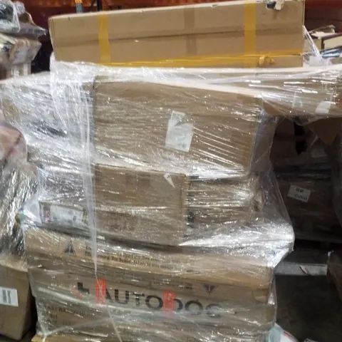 PALLET OF ELECTRICAL ITEMS AND HOUSEHOLD GOODS TO INCLUDE;KIDS BIKE,GARDEN STRIMMER,PHOTOGRAPHY STAND