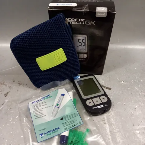 BOXED A.MENARINI GLUCOFIX TECH GK GLUCOSE MONITOR 