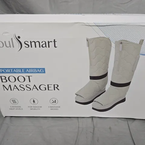 Soul Smart Portable Airbag Boot Massager – Pair (Boxed)
