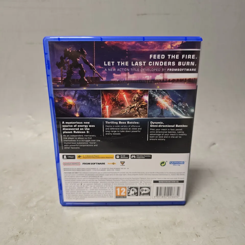 PLAYSTATION 5 ARMORED CORE VI FIRES OF RUBICON 