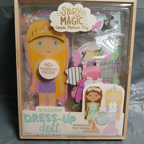 STORY MAGIC WOODEN DRESS UP DOLL