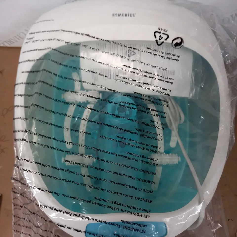 BOXED HOMEDICS SPA LUXURY FOOT SPA WITH HEATER