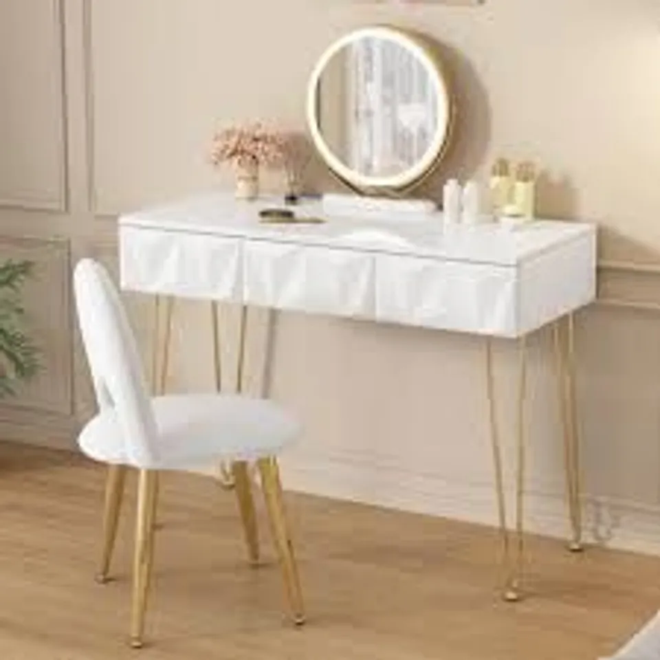 BOXED KARLSON DRESSING TABLE WITH MIRROR (1 BOX)