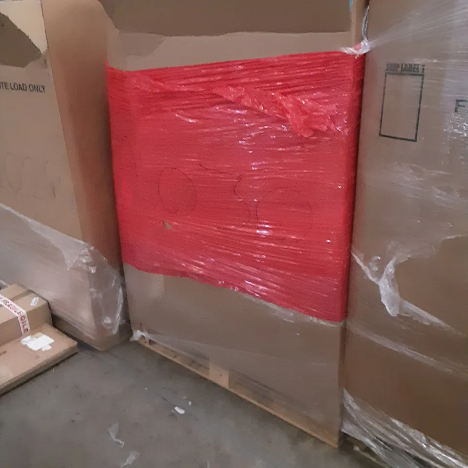 PALLET OF ASSORTED PRODUCTS INCLUDING BED GUARD FOR TODDLERS, LED DESK LAMP, STAINLESS STEEL WARE, MASS DYNAMIC TOILET SEAT, STOREMIC TOILET SEAT