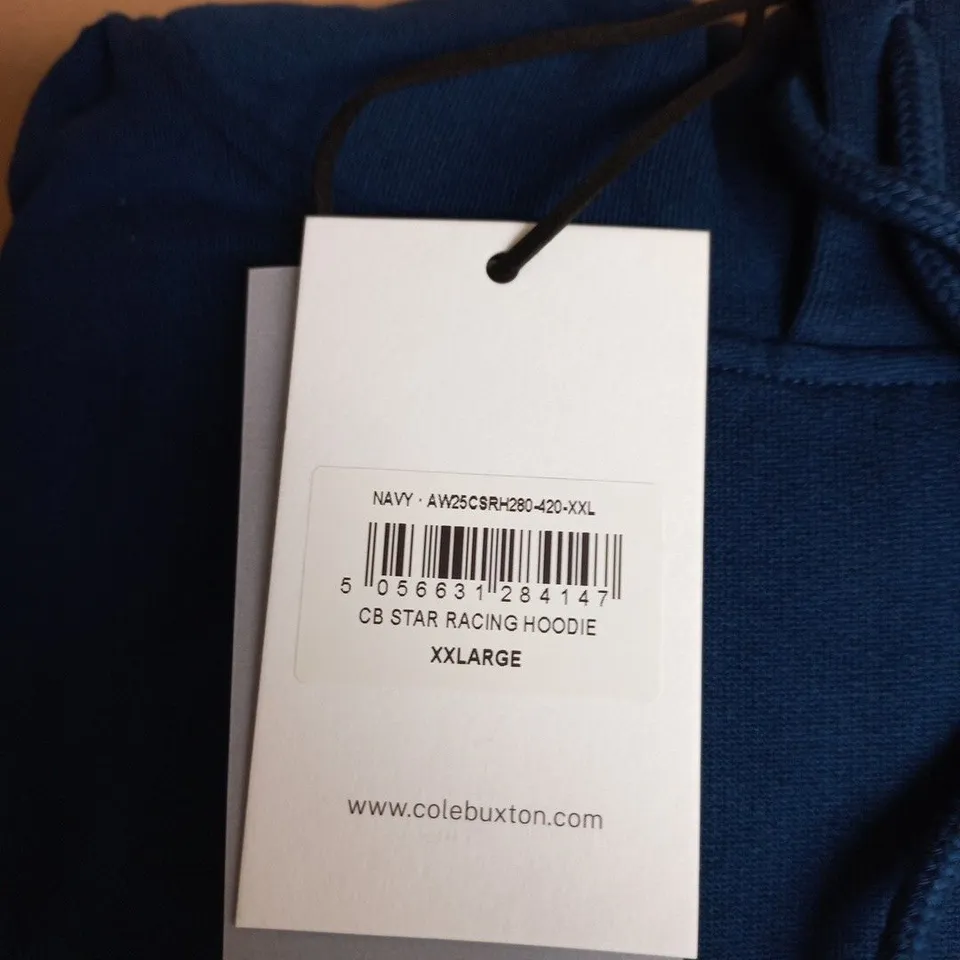 COLE BUXTON CB STAR RACING HOODIE NAVY XXL