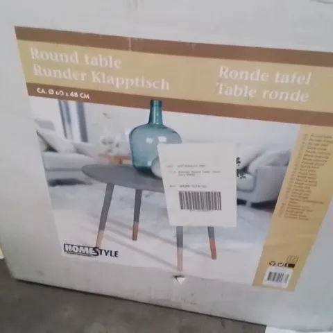 BOXED HOME STYLE ROUND TABLE 
