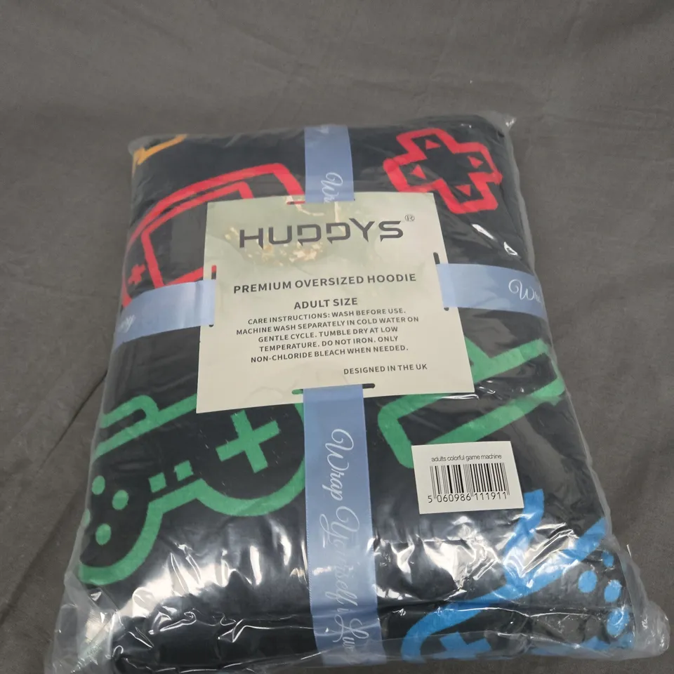 HUDDYS SEALED PREMIUM OVERSIZED HOODIE - GAME MACHINE 