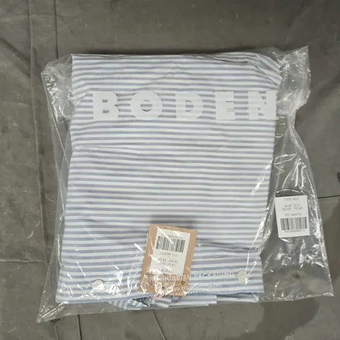 BAGGED BODEN STRIPED SHIRT IN BLUE SIZE 6P