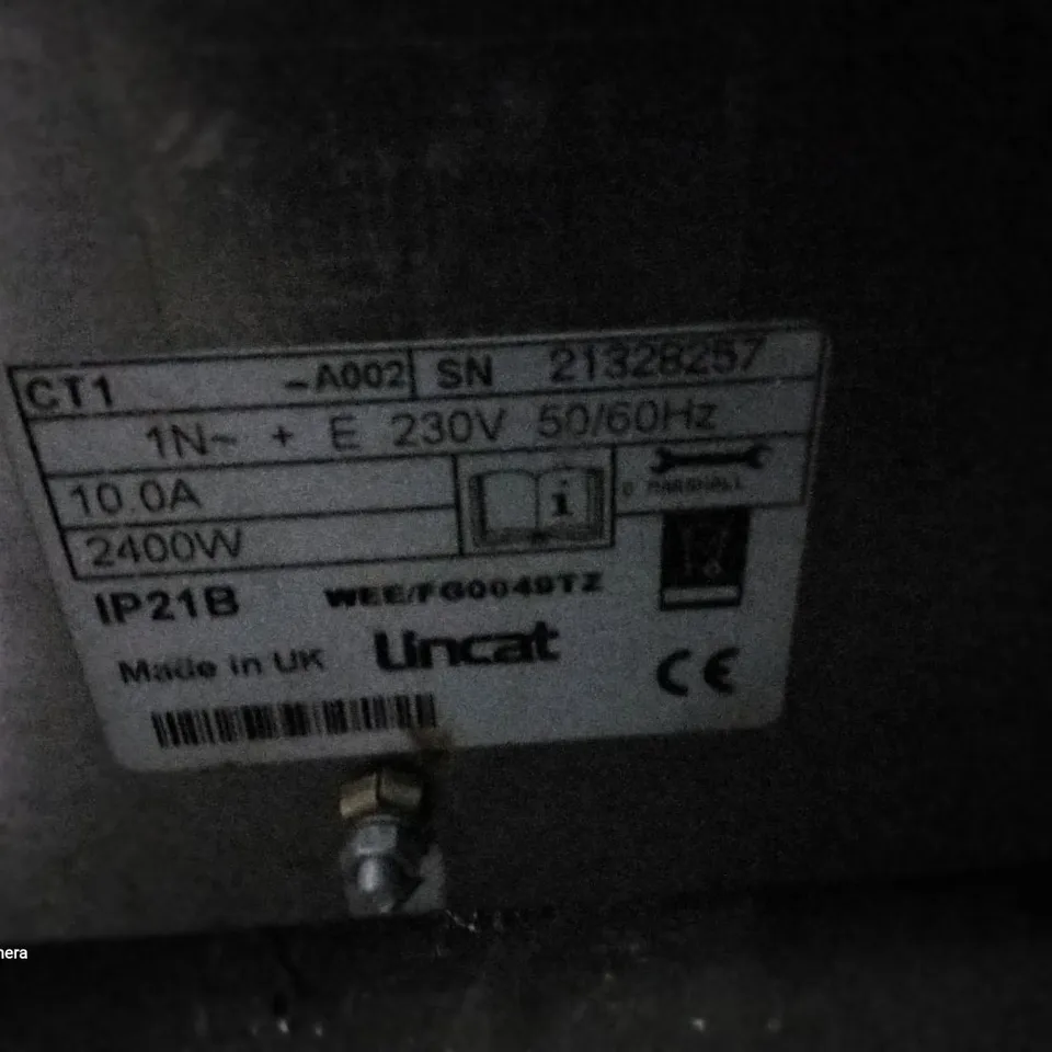 LINCAT DOUBLE SMOOTH PANINI CONTACT GRILL