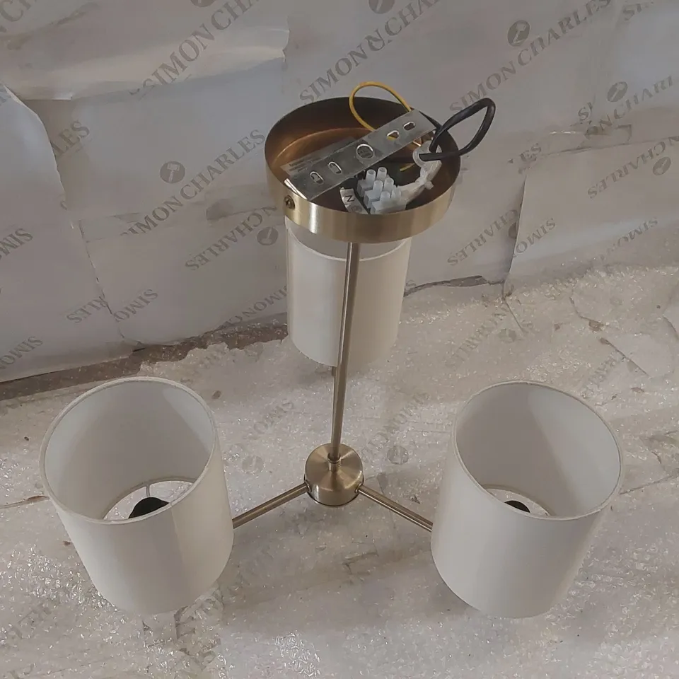 LYANNA 3-LIGHT SHADED CHANDELIER