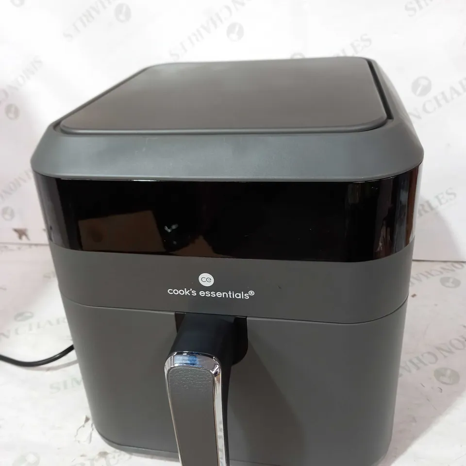 BOXED COOK'S ESSENTIALS 5.8L AIR FRYER IN SLATE GREY