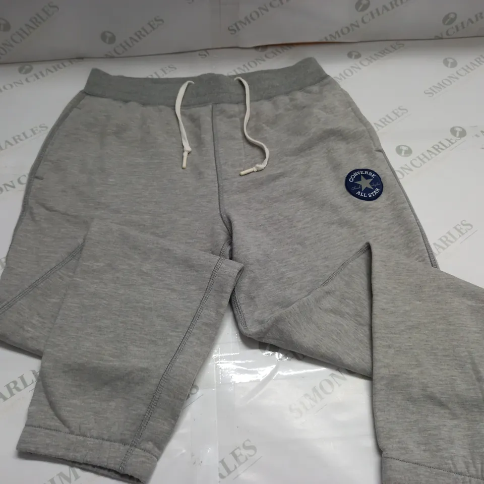 CONVERSE GREY JOGGERS - M