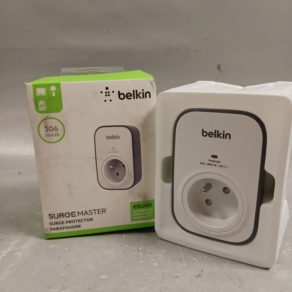 BOXED BELKIN SURGE MASTER SURGE PROTECTOR PLUG 