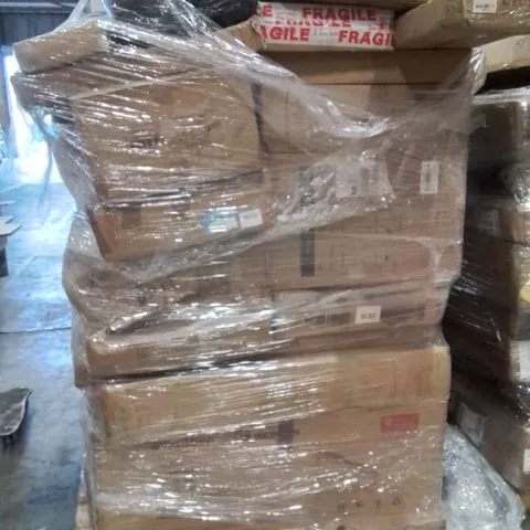 PALLET OF ELECTRICAL ITEMS AND HOUSEHOLD GOODS TO INCLUDE;FAN LIGHT,TANKLESS WATER HEATER,SUITCASE