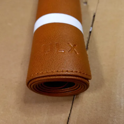 ULX TAN LEATHER STYLE DESK MAT