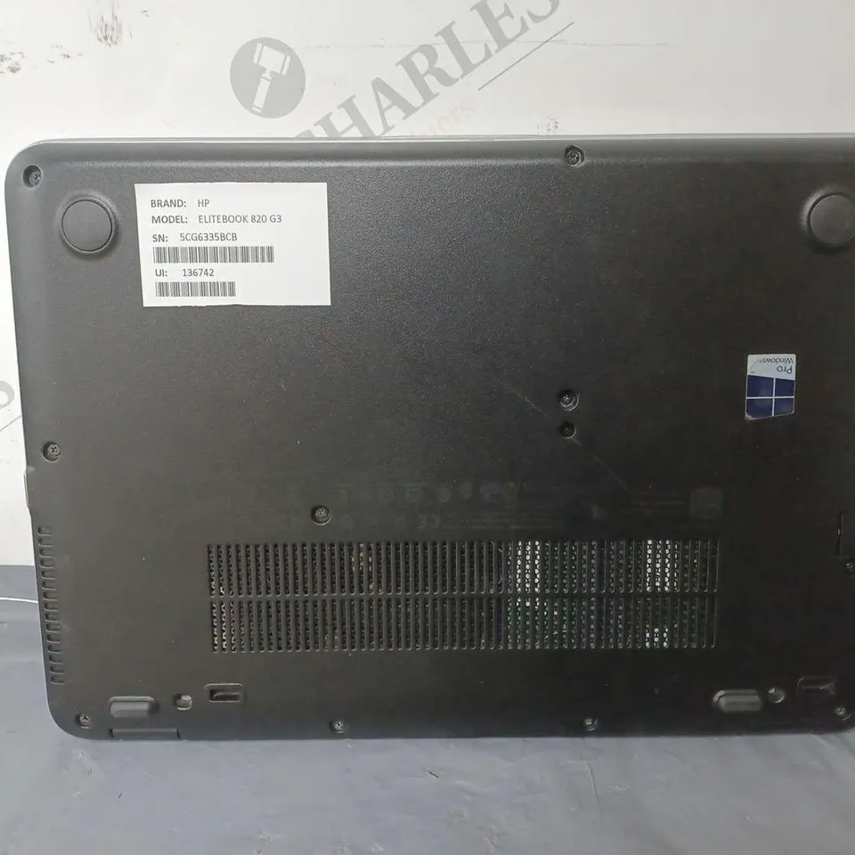 HP ELITEBOOK 820 G3 12 INCH I5-6200U 2.30GHZ