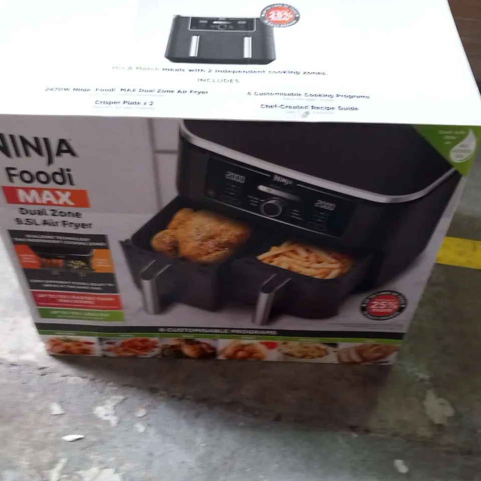NINJA FOODI MAX DUAL ZONE 9.5L AIR FRYER AF400UK