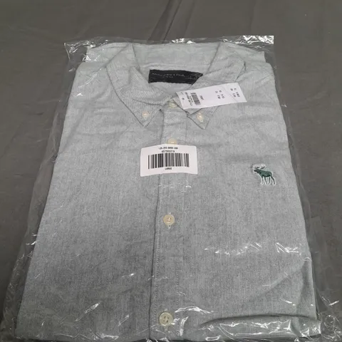 SEALED ABERCROMBIE & FITCH MINT GREEN SHIRT - LARGE