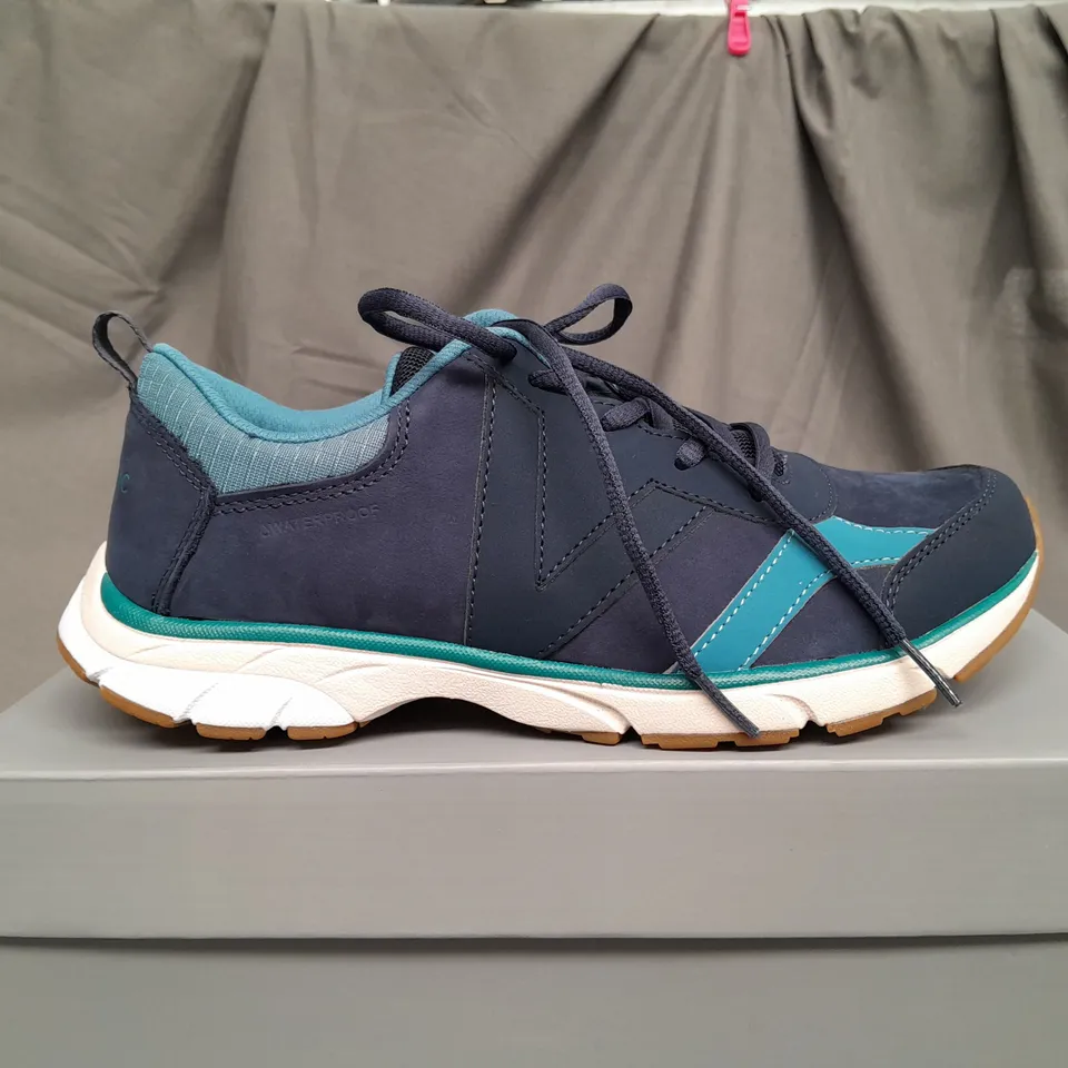 BOXED PAIR OF VIONIC BLUE TRAINERS - SIZE 7