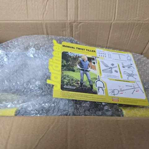 MANUAL TWIST TILLER GARDEN TOOL – BOXED 