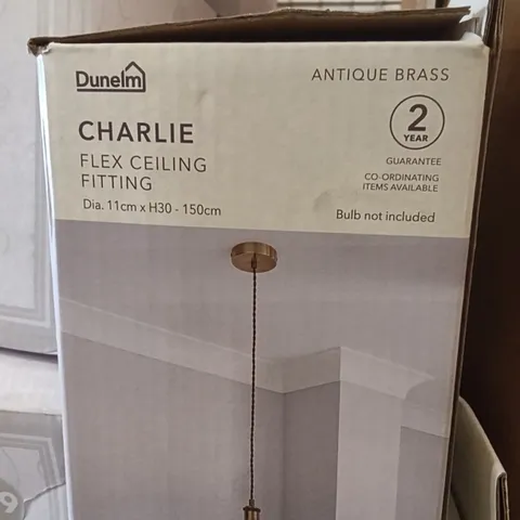 BOXED CHARLIE FLEX CEILING FITTING