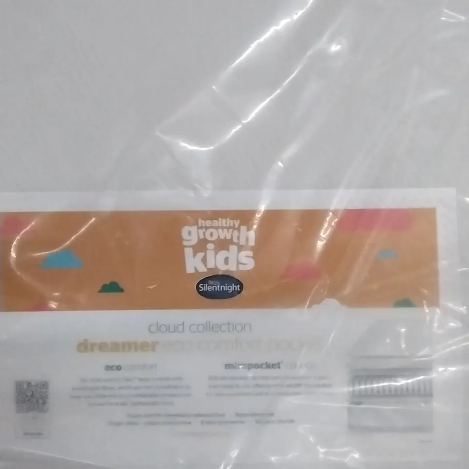 QUALITY BAGGED SILENTNIGHT HEALTHY GROWTH KIDS DREAMER ECO COMFORT POCKET SINGLE 3FT MATTRESS