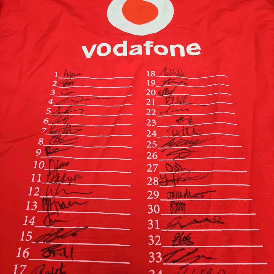 MACRON WRU SIGNED SHIRT HOME 24/25 SLIM FIT - XL