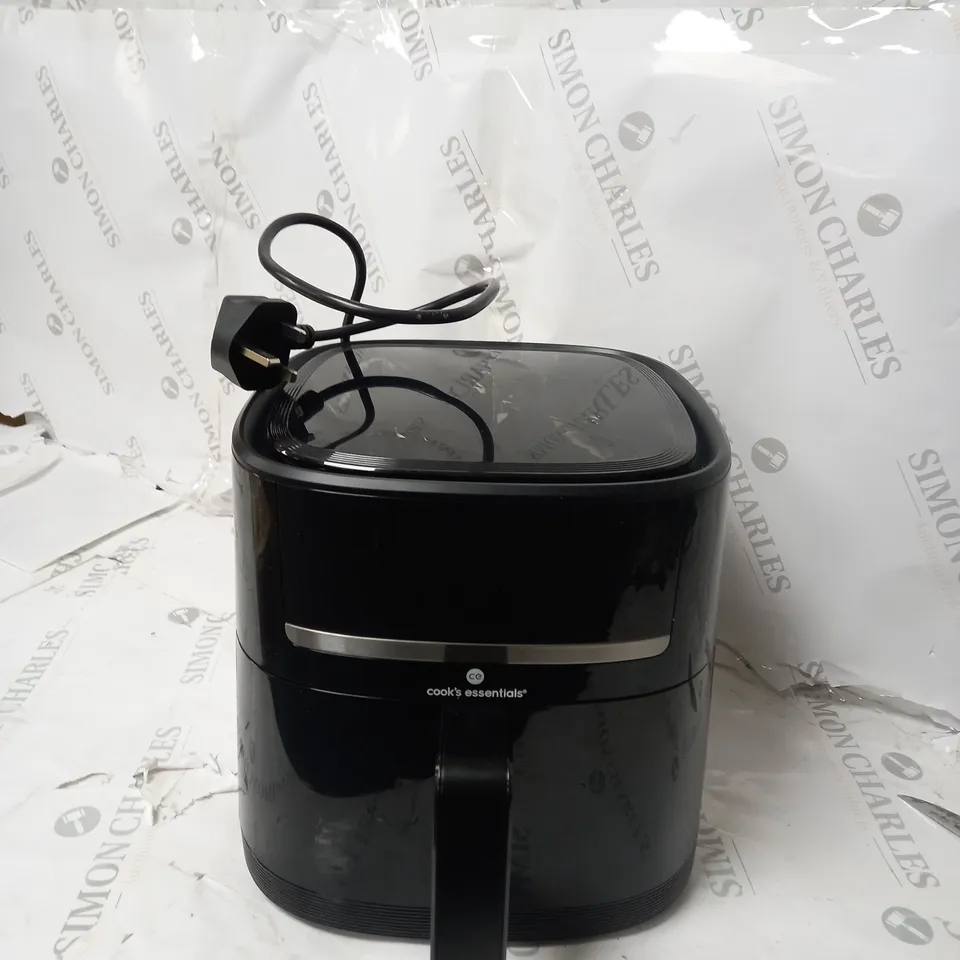 BOXED COOK'S ESSENTIALS 4L AIR FRYER BLACK