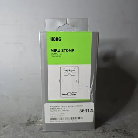 BOXED KORG MIKU STOMP COCALOID GUITAR EFFECT PEDAL