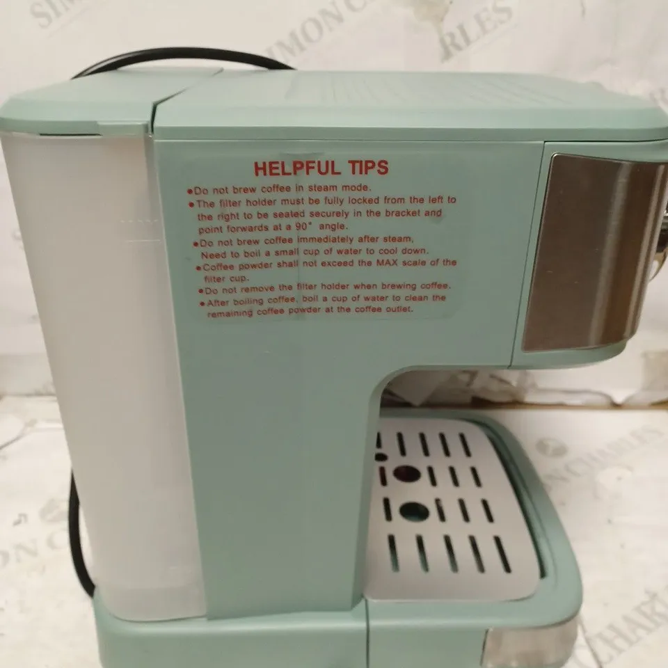 HADEN 204486 ESPRESSO PUMP COFFEE MACHINE SAGE