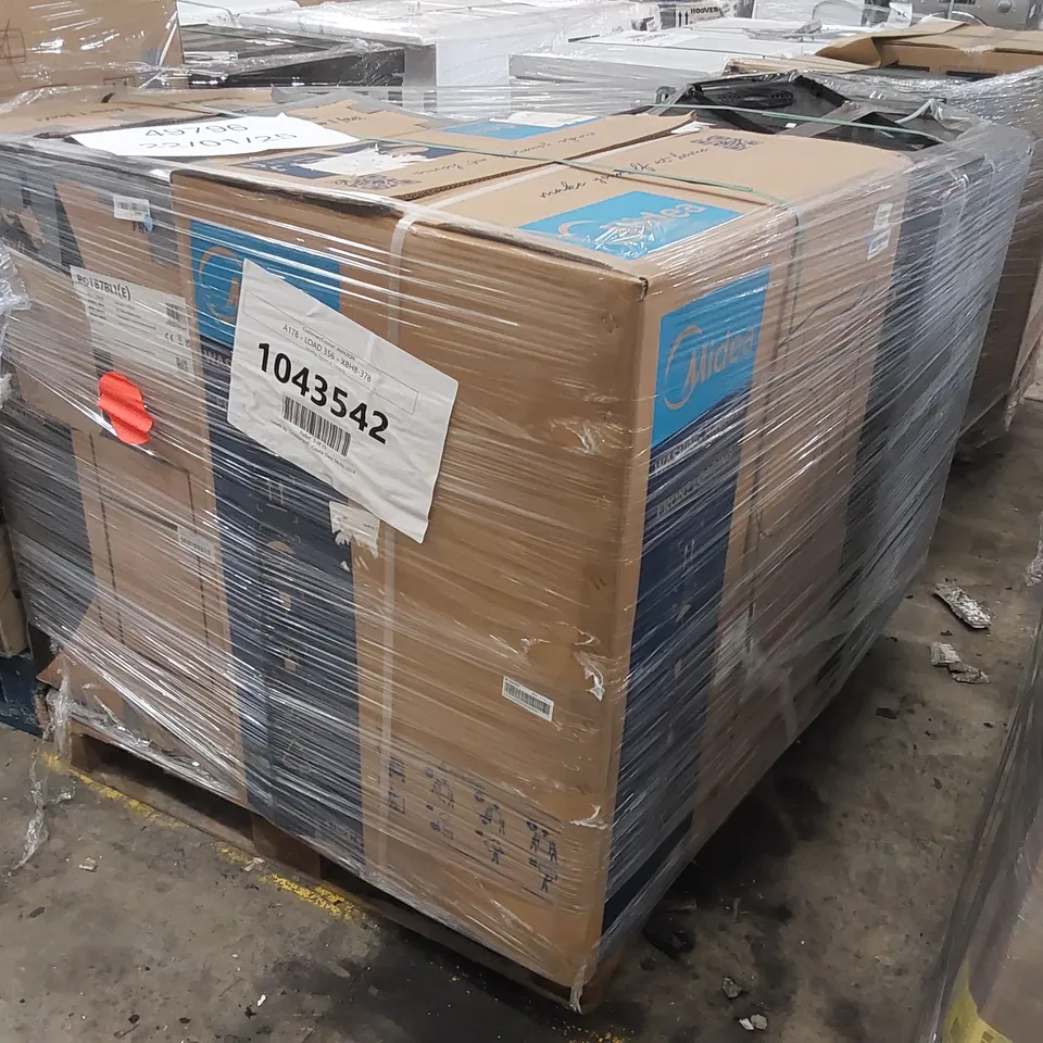 PALLET OF APPROXIMATELY 4 UNPROCESSED RAW RETURN WHITE GOODS TO INCLUDE;