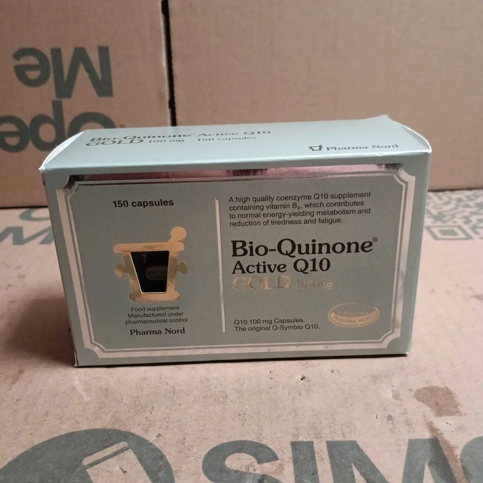 BIO-QUINONE ACTIVE Q10 GOLD 100 MG – 150 CAPSULES