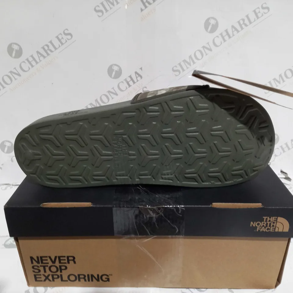 BOXED NORTH FACE CAMO SLIDERS - UK SIZE 8