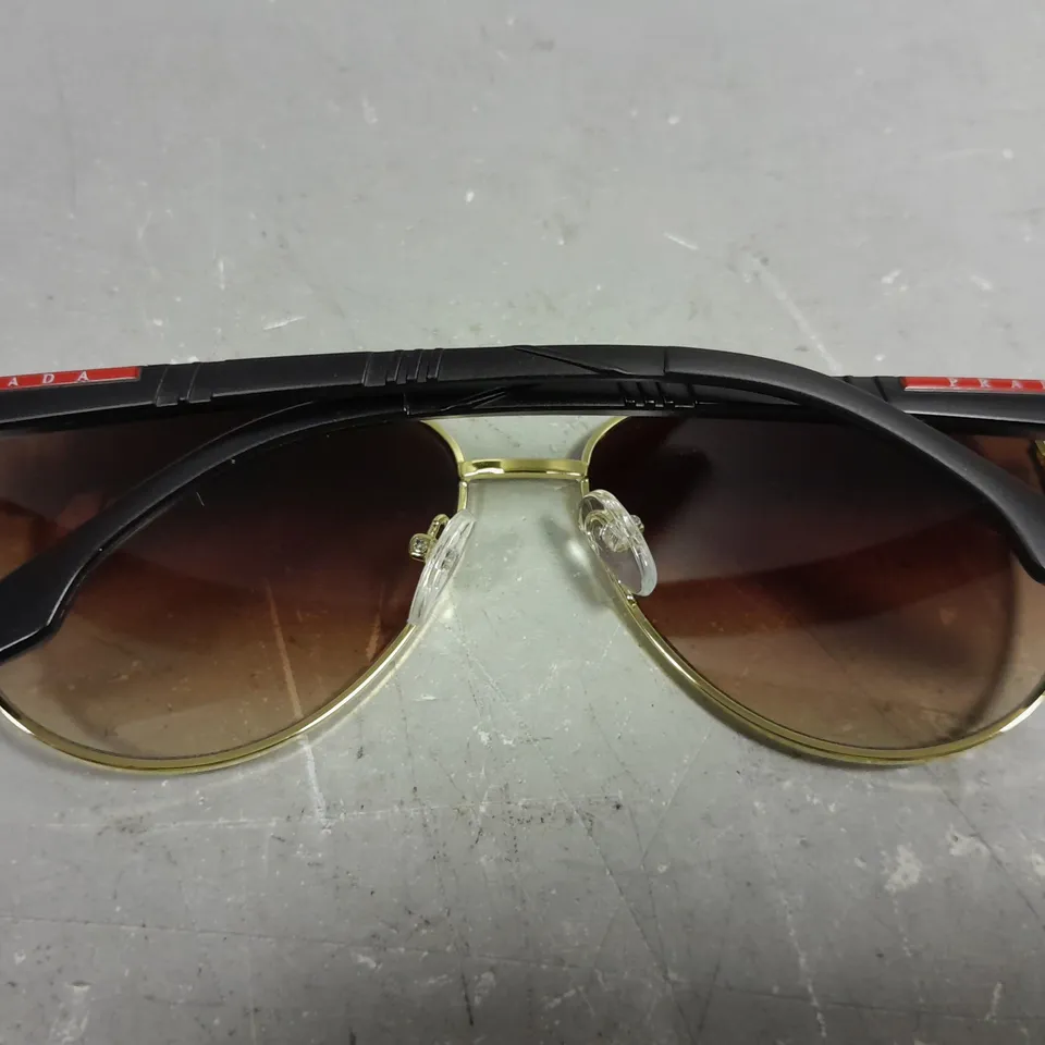 PRADA LINEA ROSSA AVIATOR FRAME SUNGLASSES 