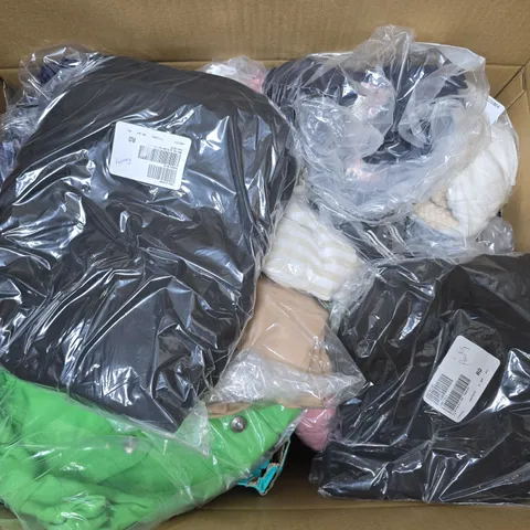 APPROXIMATELY 20 ASSORTED CLOTHING/FOOTWEAR ITEMS IN VARIOUS SIZES, STYLES & COLOURS TO INCLUDE BRANDS SUCH AS SKECHERS, APRICOT, D&CO, ETC - COLLECTION ONLY