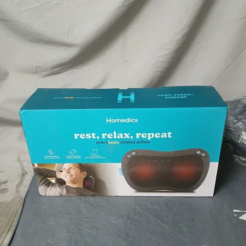 HOMEDICS SHIATSU PILLOW MASSAGER BOXED