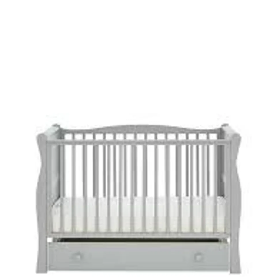 LITTLE ACORNS SPACE SAVER SLEIGH COT & DRAWER (COLLECTION ONLY)
