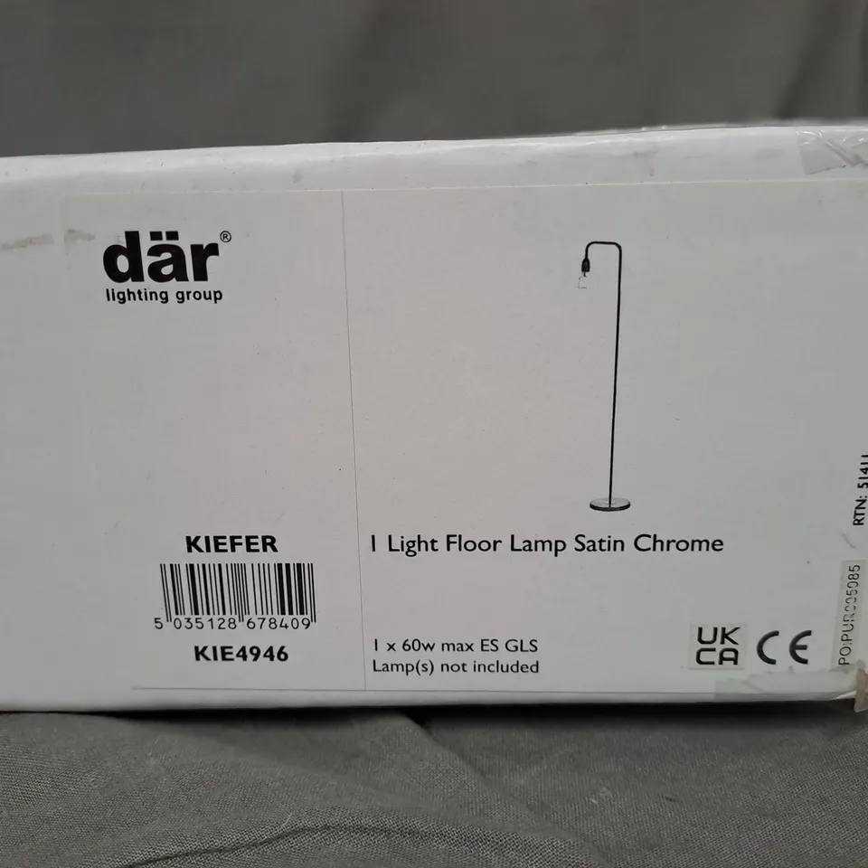 1 LIGHT FLOOR LAMP CHROME 