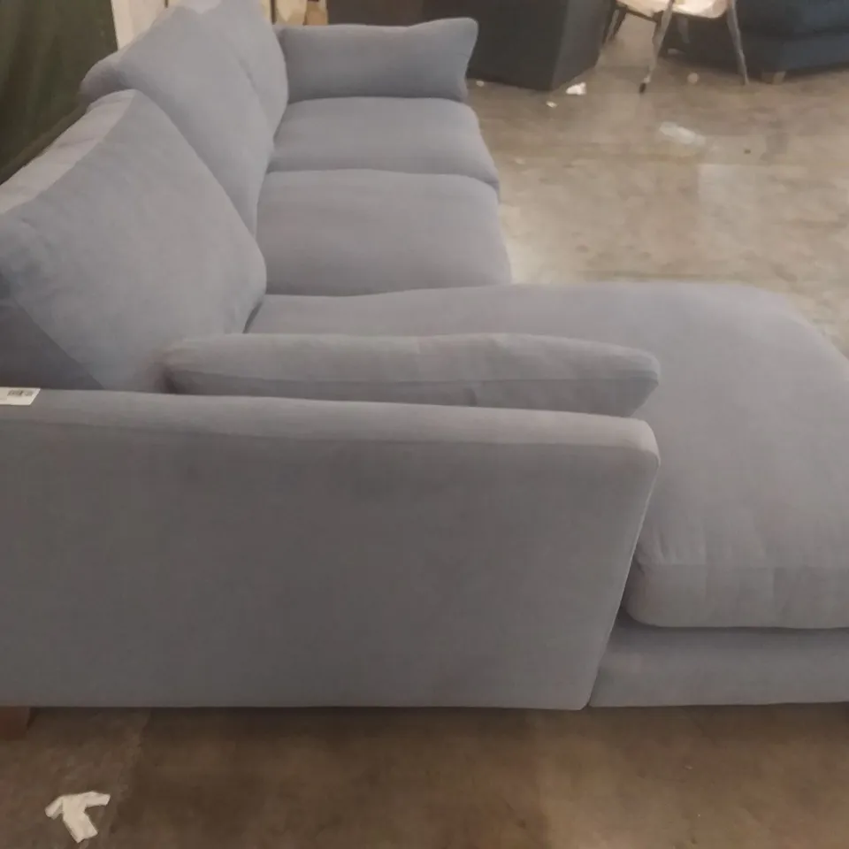 QUALITY BRITISH DESIGNER LOUNGE CO. PALOMA CHAISE END LHF GROUP EARL GREY 