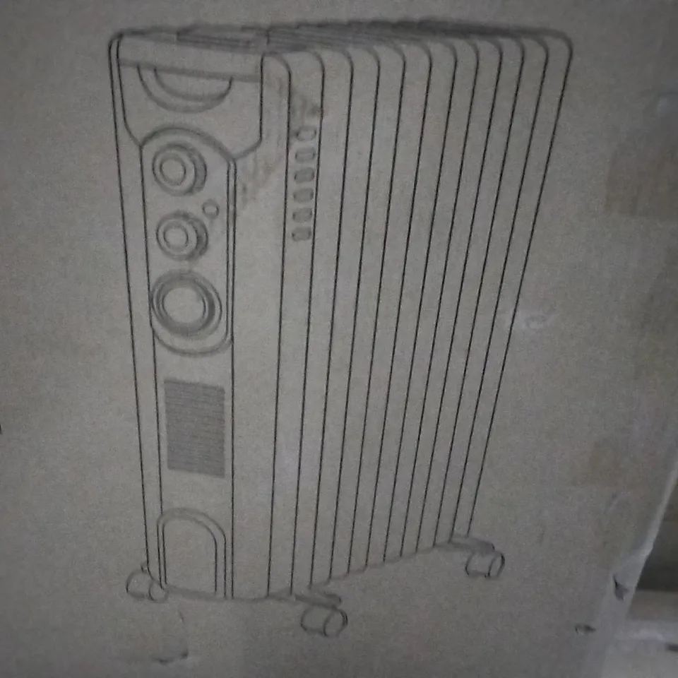 BOXED PORTABLE HEATER 2500W ELECTRIC CONVECTION RADIATOR