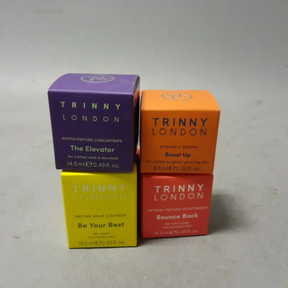 LOT OF 4 SEALED TRINNY LONDON SKINCARE MINIATURES 