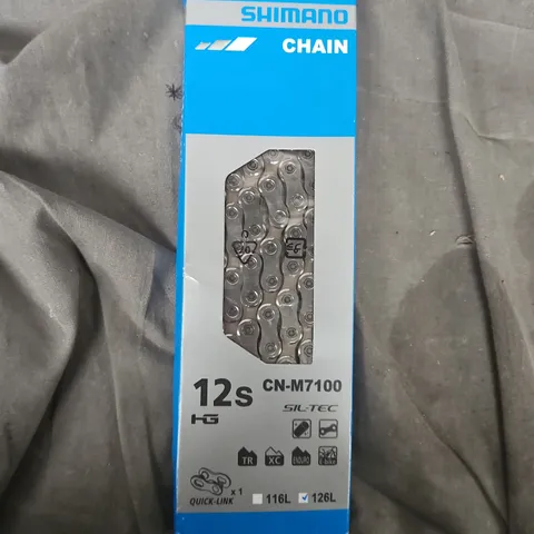 Shimano CN-M7100 12-speed Chain – SIL-TEC coating, Quick-Link included