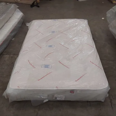 QUALITY BAGGED ASPIRE RED WARM/BLUE COOL 120CM SMALL DOUBLE 2 SIDED MATTRESS