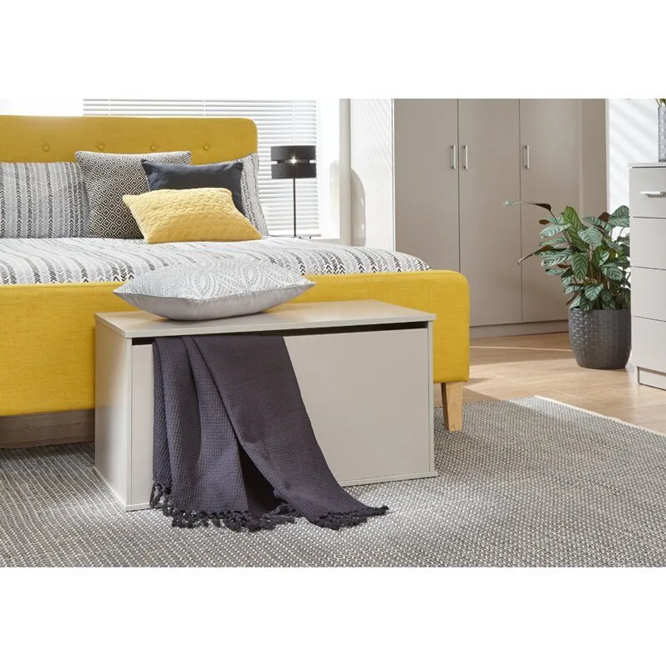 BOXED CAVENDER BLANKET CHEST - GREY