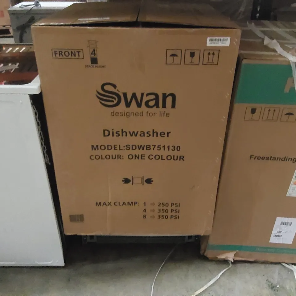 SWAN SDWB751130 INTEGRATED 12-PLACE FULLSIZE DISHWASHER