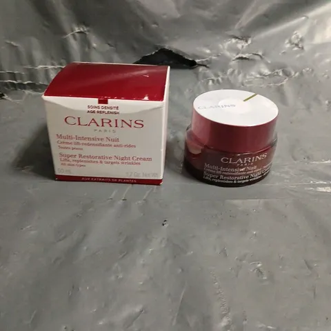 SEALED CLAIRINS SUPER RESTORATIVE NIGHT CREAM 50ML