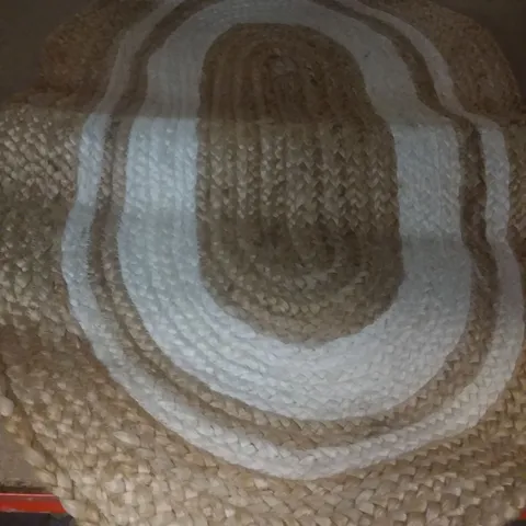 FOSTER HAND BRAIDED BEIGE RUG 60X90CM